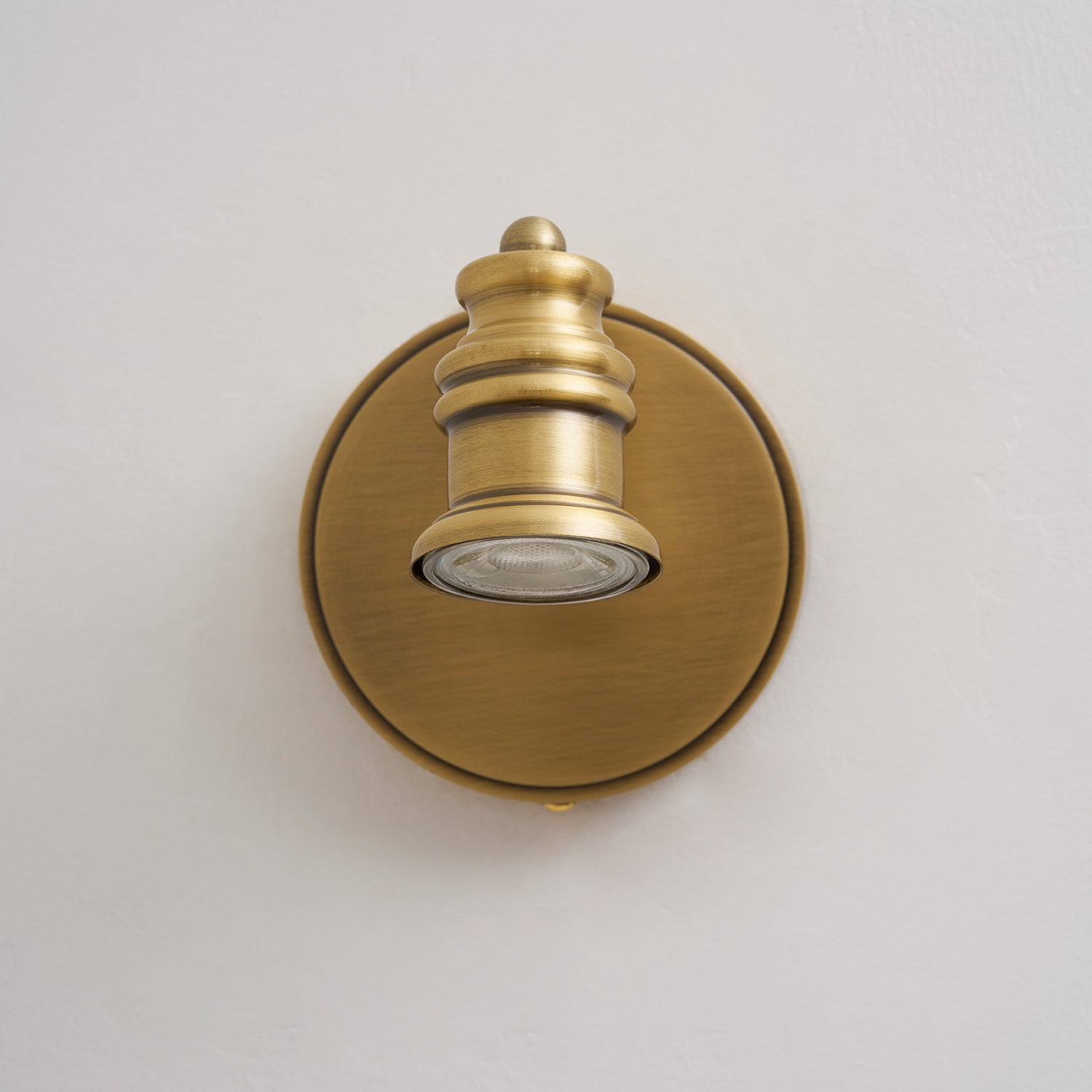 Halophane wall lamp