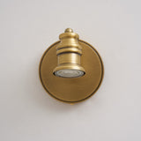 Halophane wall lamp