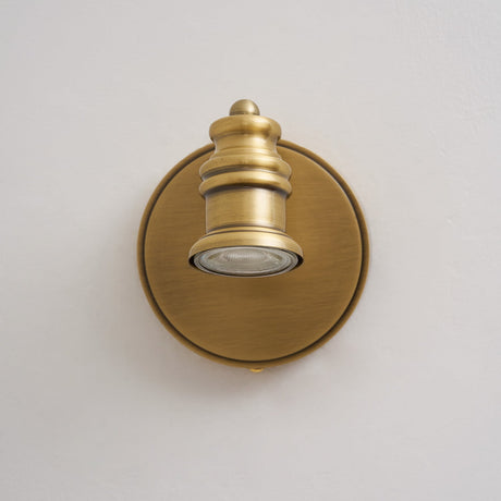 Halophane wall lamp