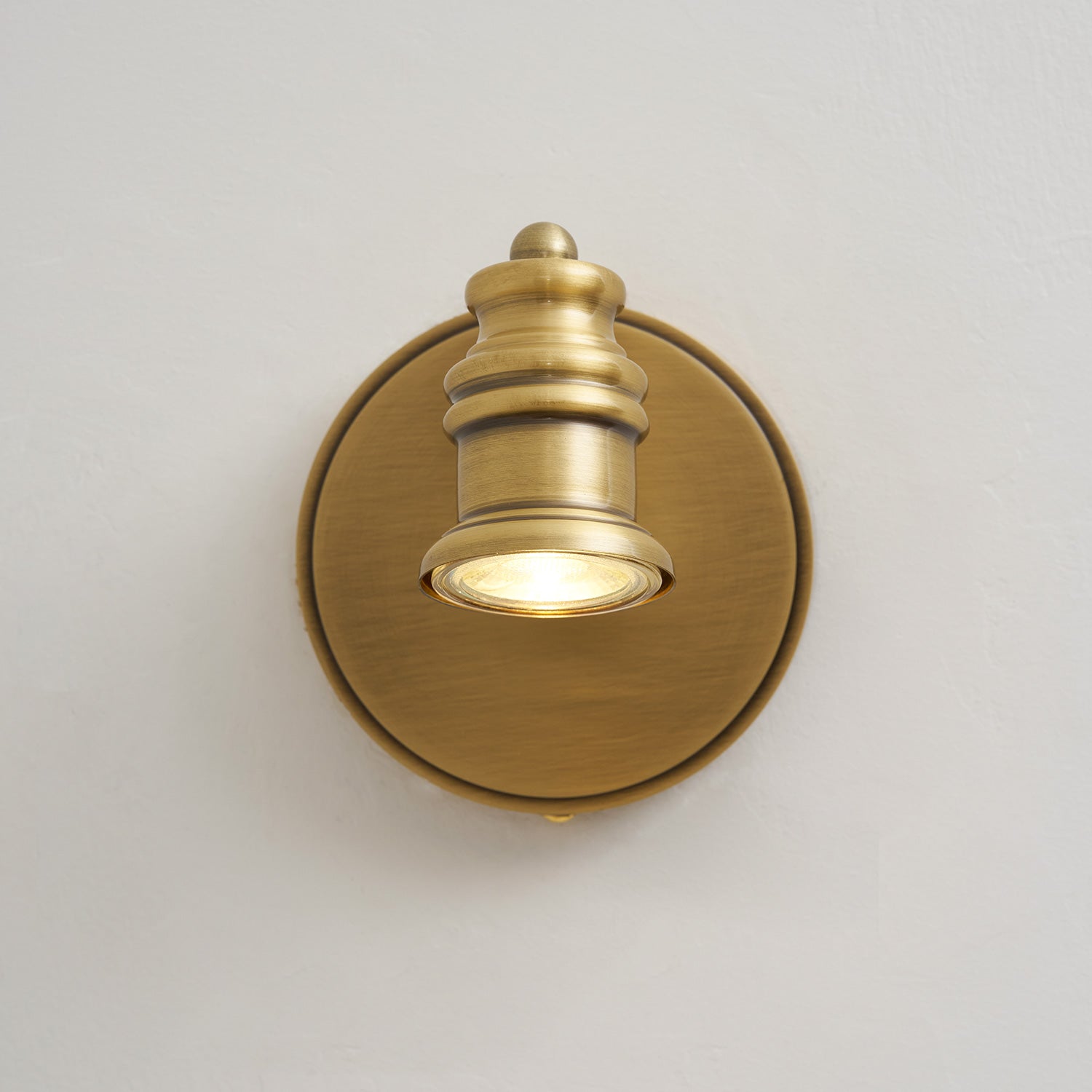 Halophane wall lamp