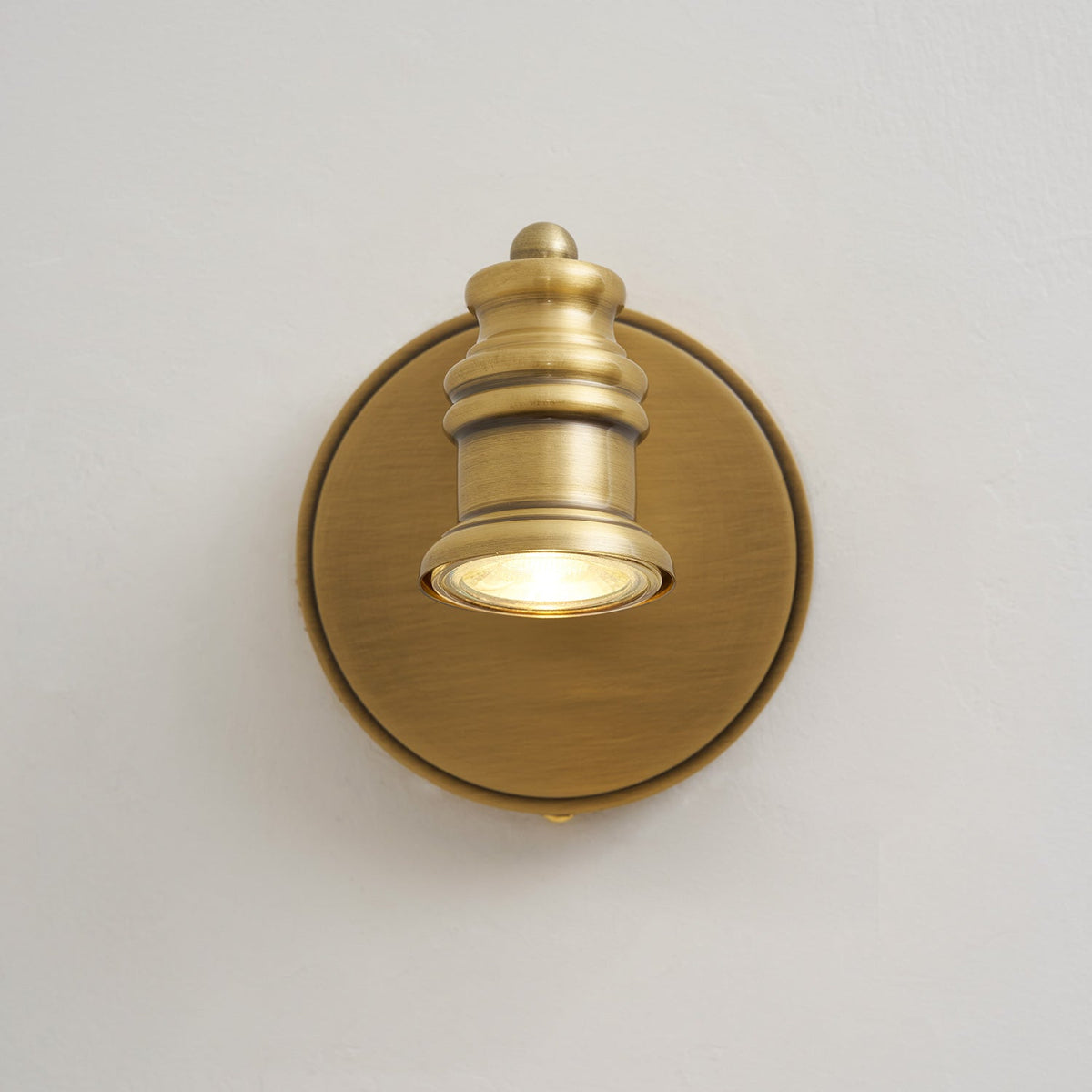 Halophane wall lamp