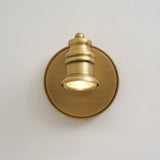 Halophane wall lamp