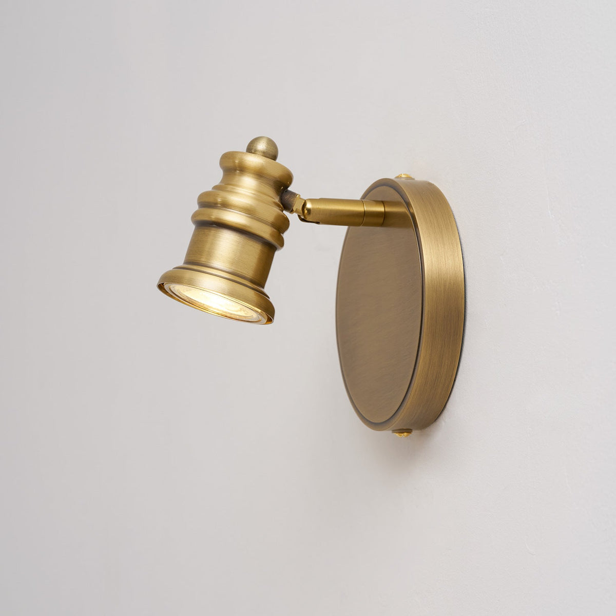 Halophane wall lamp