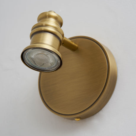 Halophane wall lamp