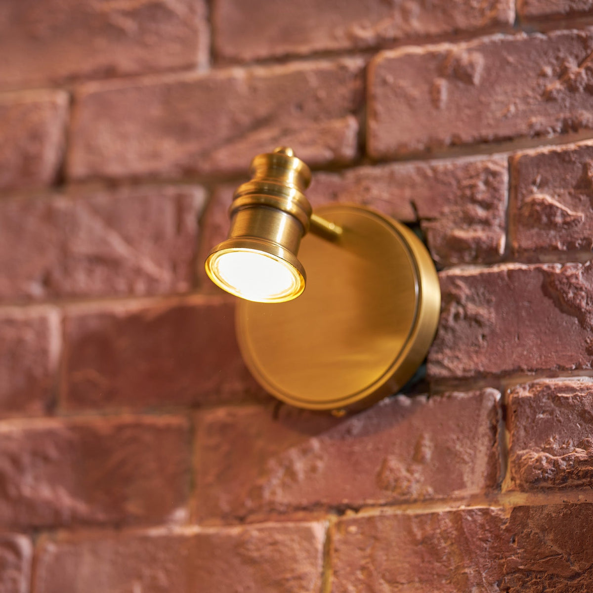 Halophane wall lamp
