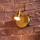 Halophane wall lamp