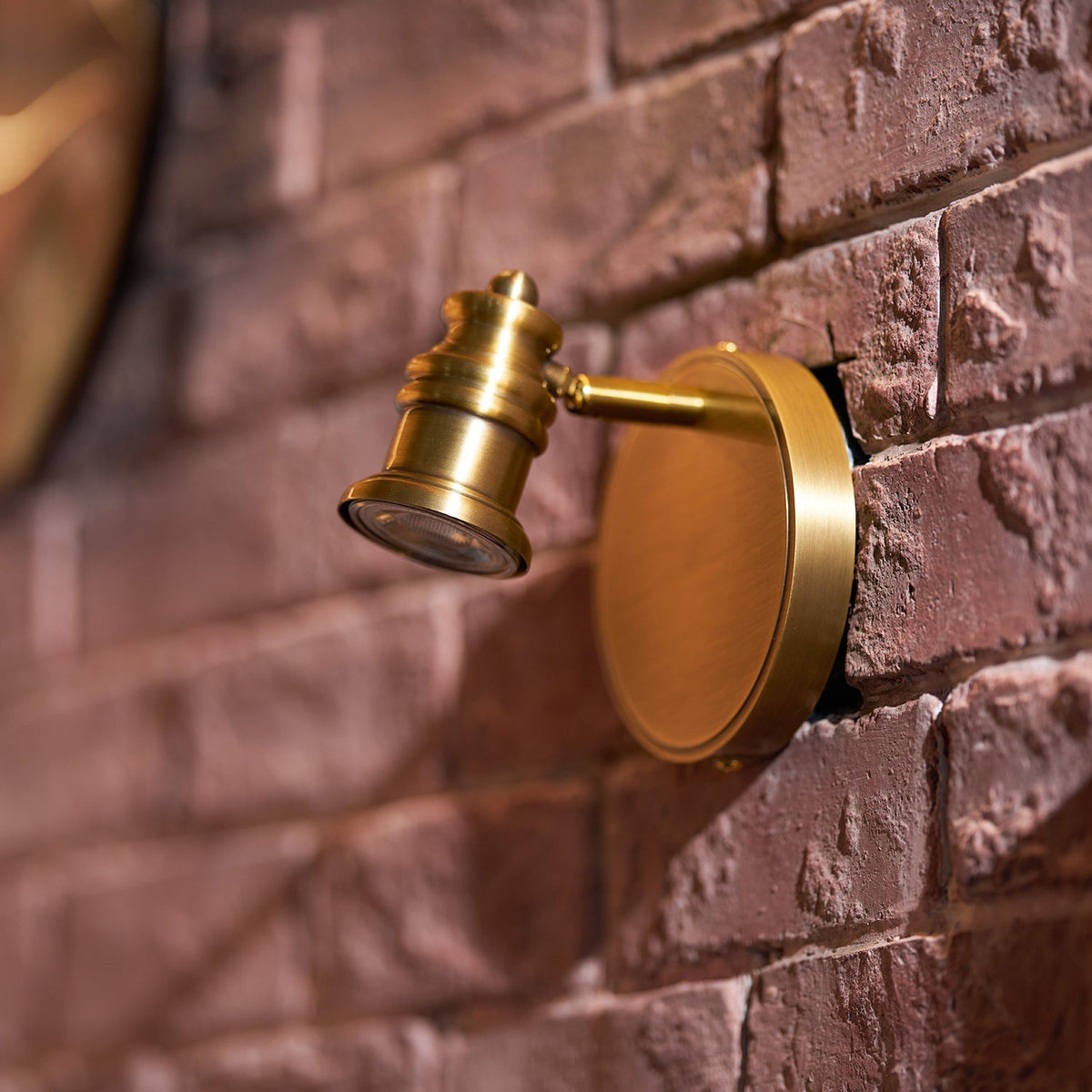 Halophane wall lamp