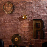 Halophane wall lamp
