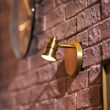 Halophane wall lamp