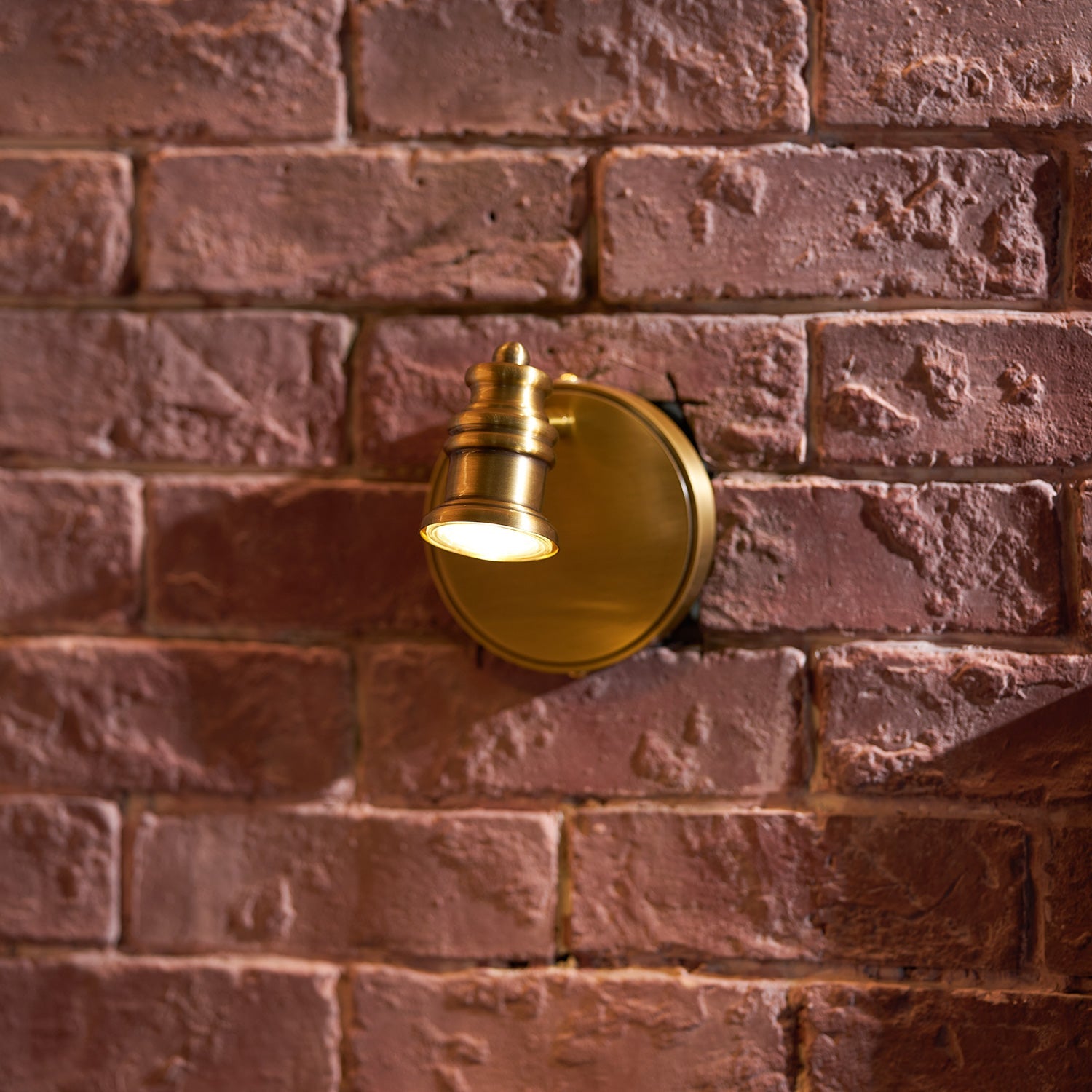 Halophane wall lamp