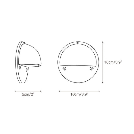 Hardy wall sconce