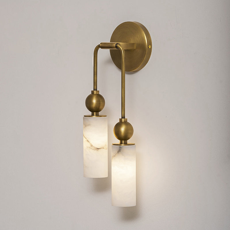 Harlin Alabaster Wall Lamp - Elegant Ambient Lighting for Living Spaces