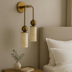 Harlin Alabaster Wall Lamp - Elegant Ambient Lighting for Living Spaces