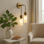 Harlin Alabaster Wall Lamp - Elegant Ambient Lighting for Living Spaces