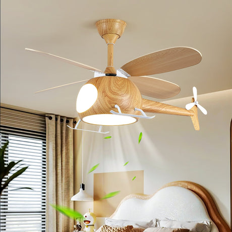 Heli ceiling fan light