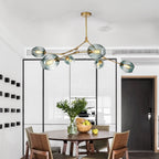 Sputnik Bubble Chandelier Modern 6/7/9-Light Glass Pendant Lighting