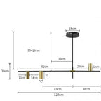 Geometric Pendant Chandelier Modern 3/4/5-Light Cage Light Fixture