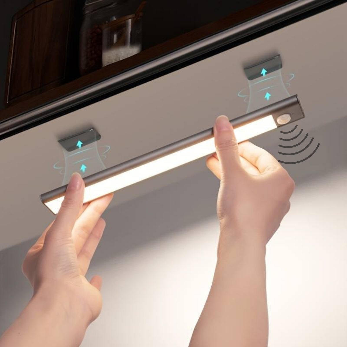IllumiGlow | Wireless Under Cabinet Lighting with Motion Activation | Easy Installation for Effortless Illumination