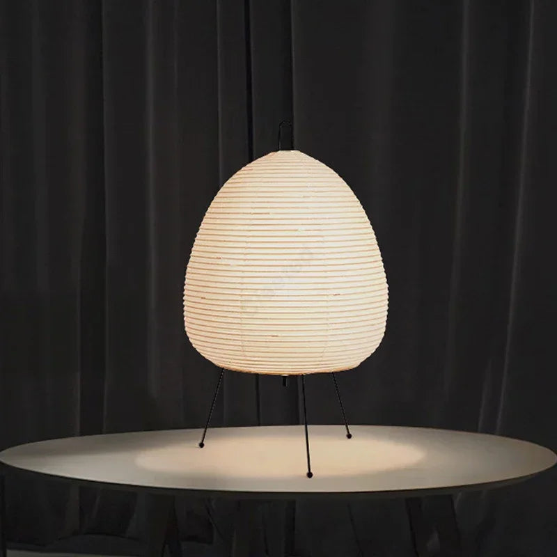 Akari Noguchi Rice Paper Table Lamp - Japanese Style Home Decor Light