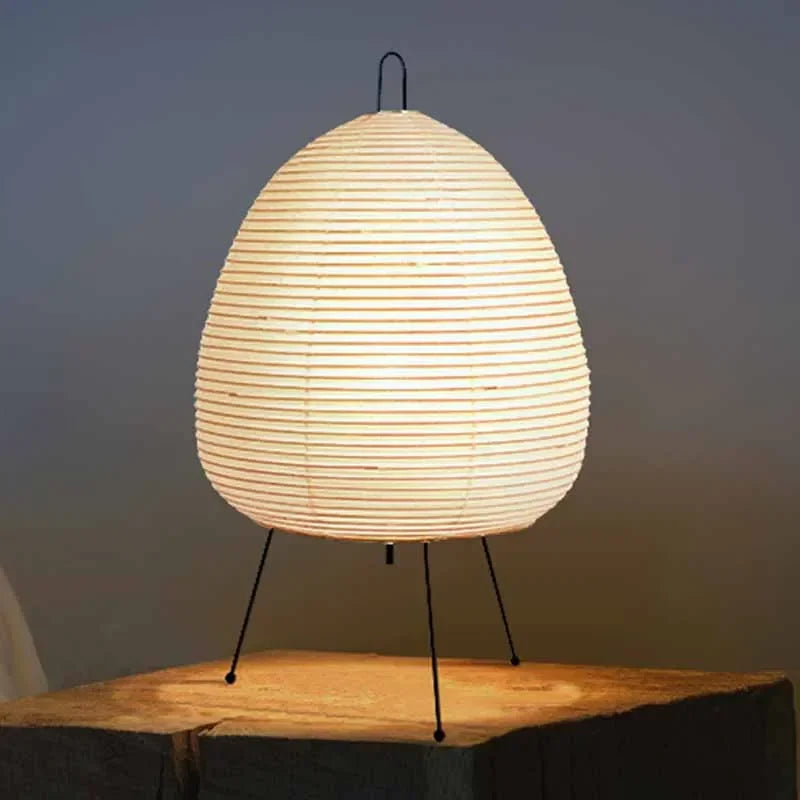 Akari Noguchi Rice Paper Table Lamp - Japanese Style Home Decor Light