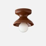 Jenna ceramic flush mount in auburn