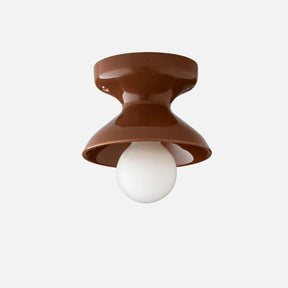 Jenna ceramic flush mount in auburn