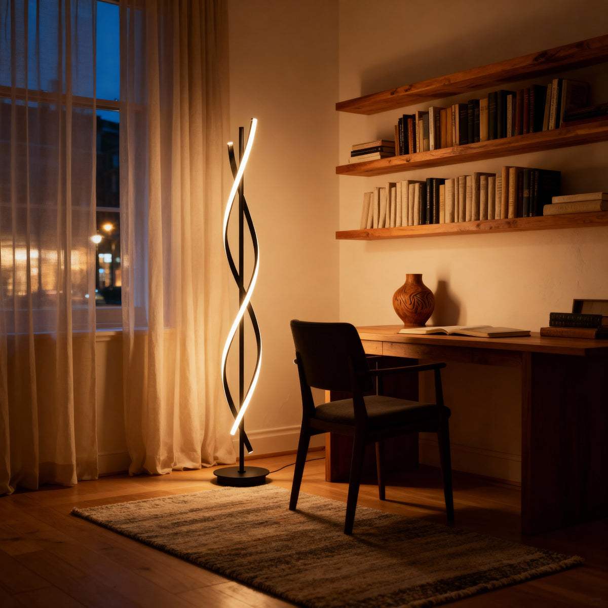 KadeLight – Bogen-Stehleuchte mit LED-Lichtbändern