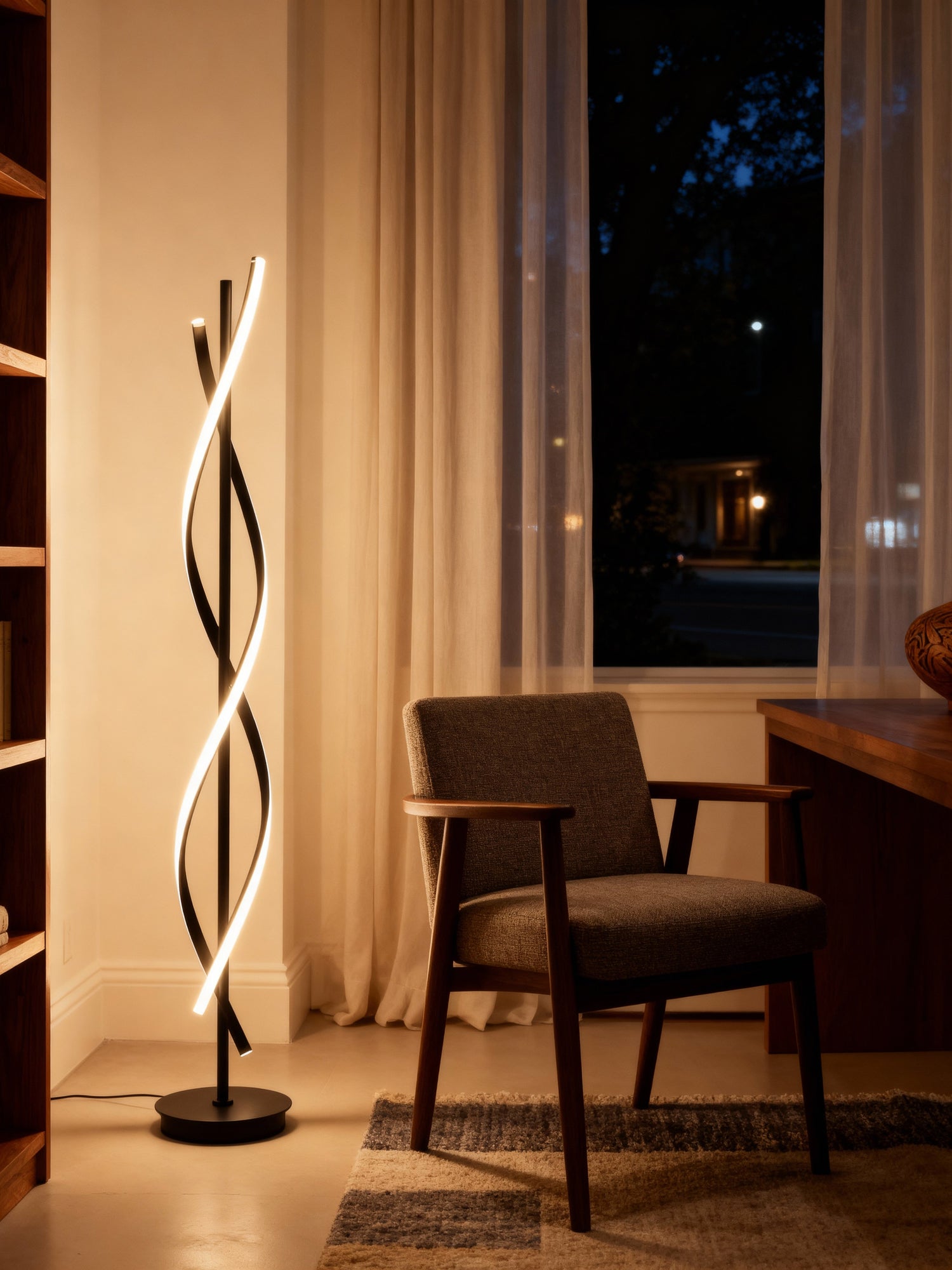KadeLight | Stylish Modern Arc Floor Lamp for Living Room Decor