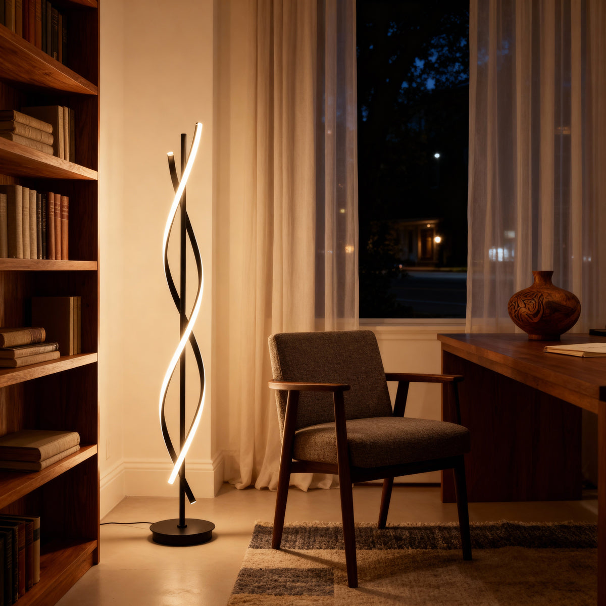 KadeLight – Bogen-Stehleuchte mit LED-Lichtbändern