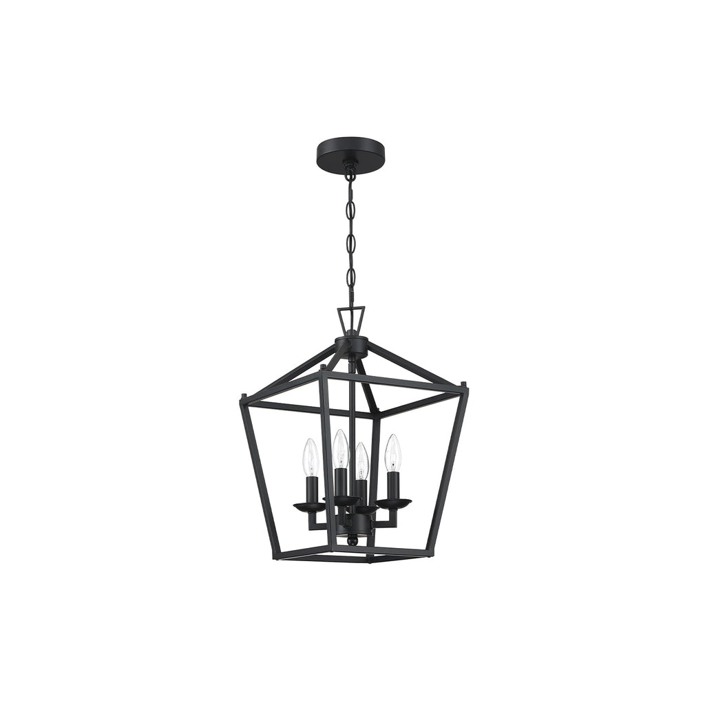 Kerri 4-Light Soft Gold Farmhouse Pendant Light Adjustable Chain
