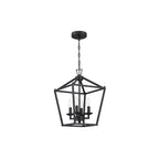 Kerri 4-Light Soft Gold Farmhouse Pendant Light Adjustable Chain