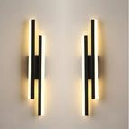 Modern LED Wall Sconce with Copper Pipe and Acrylic Shade