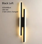 Modern LED Wall Sconce with Copper Pipe and Acrylic Shade