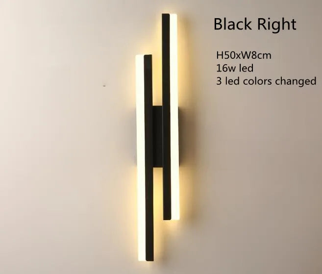 Modern LED Wall Sconce with Copper Pipe and Acrylic Shade
