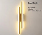 Modern LED Wall Sconce with Copper Pipe and Acrylic Shade