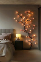 LED Lighted Wall Art with Decorative Branch Design for Cozy Ambient Lighting
