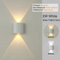 Modern LED Wall Sconces White Up-Down Indoor Outdoor Wall Lights