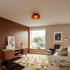 Levels Glass Ceiling Light Tiered Modern Flush-Mount LED Fixture