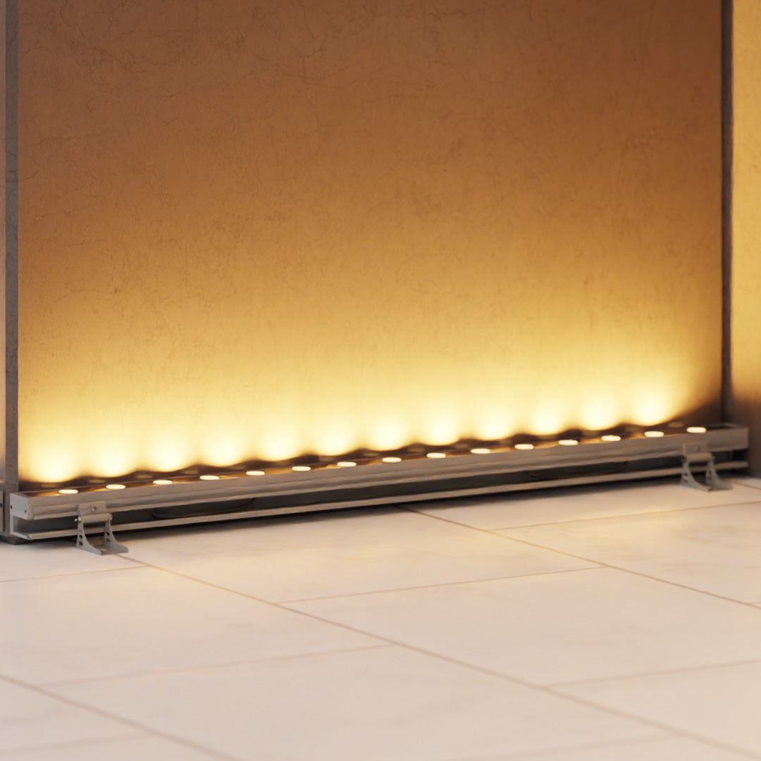 Linear LED Wall Washer | Outdoor Lighting Fixture with IP65 Protection | Durable Aluminum Design for Enhanced Illumination