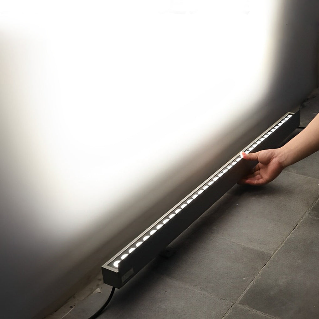 Linear LED Wall Washer | Outdoor Lighting Fixture with IP65 Protection | Durable Aluminum Design for Enhanced Illumination