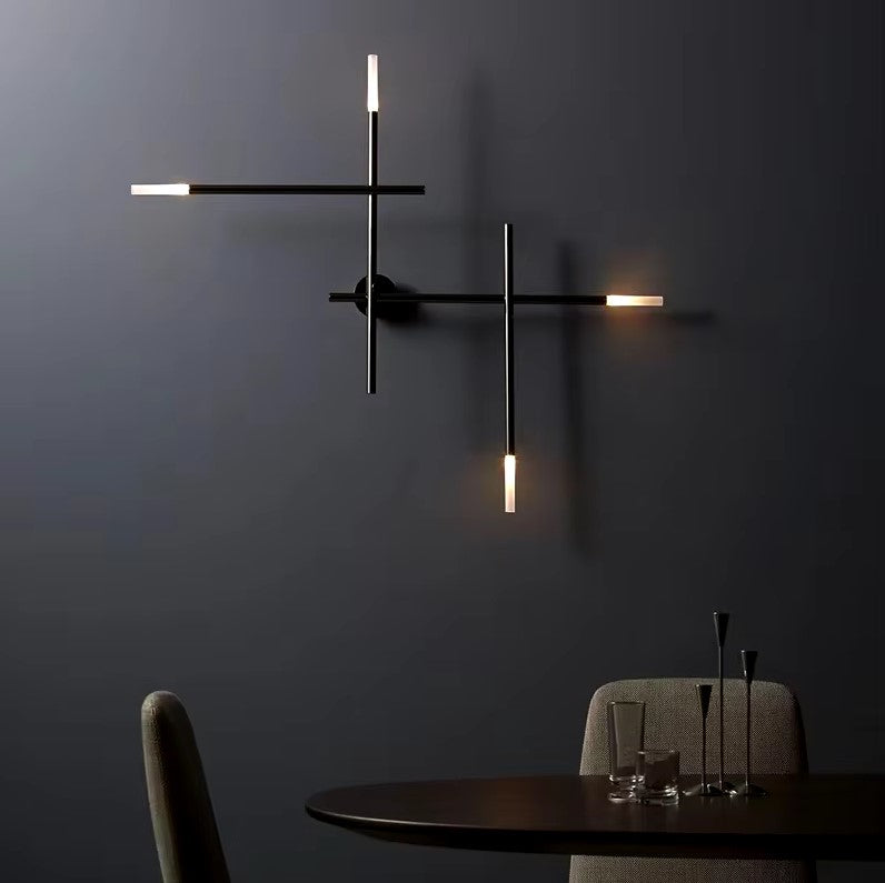 LuminaCopper | Elegant Modern LED Wall Sconce Light Fixture 1