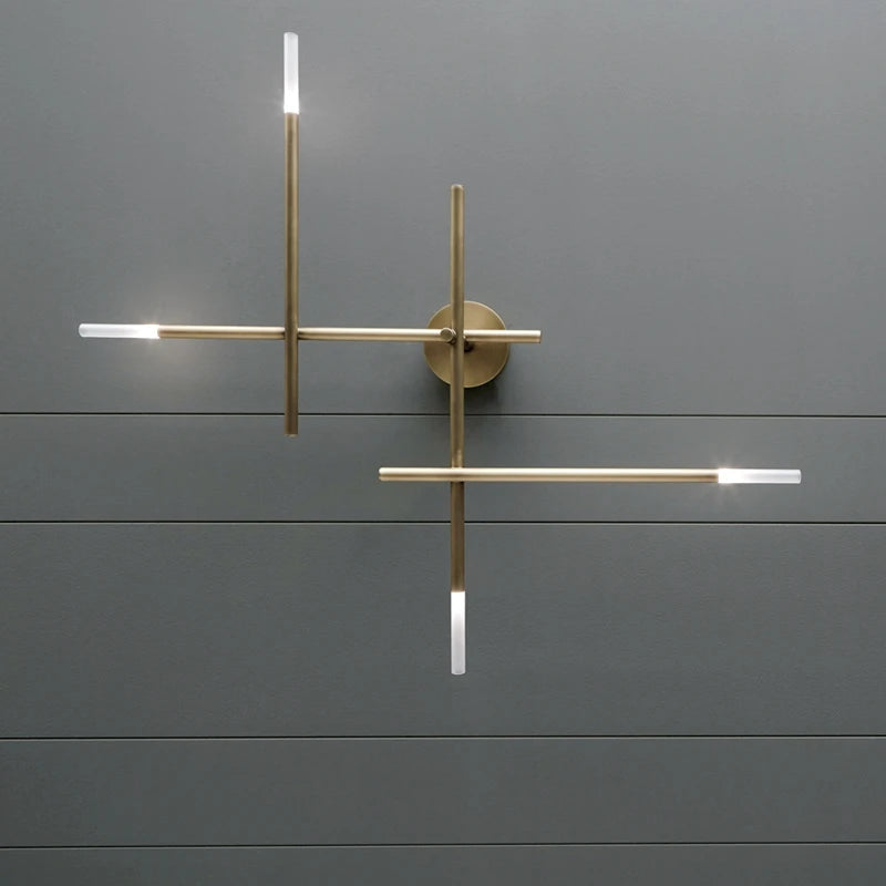 LuminaCopper | Elegant Modern LED Wall Sconce Light Fixture 2