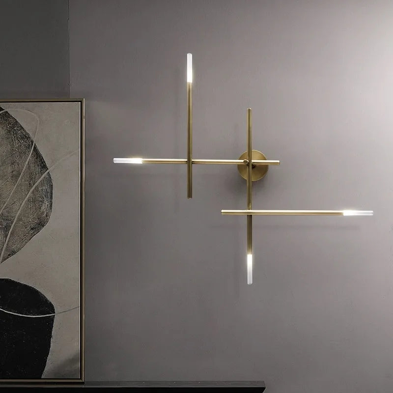 LuminaCopper | Elegant Modern LED Wall Sconce Light Fixture 4