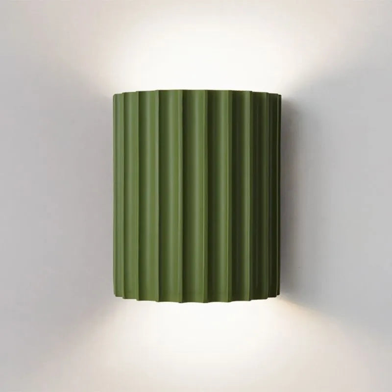Luminara | Chic Modern Ruffled Shade Wall Sconce Light Fixture