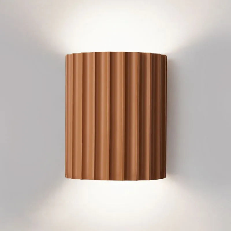 Luminara | Chic Modern Ruffled Shade Wall Sconce Light Fixture