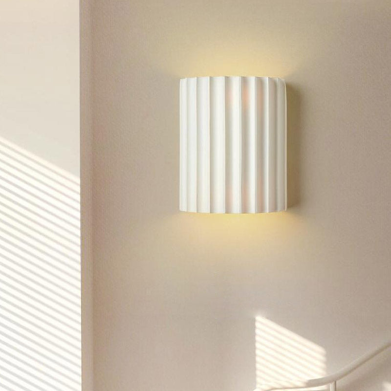 Luminara | Chic Modern Ruffled Shade Wall Sconce Light Fixture