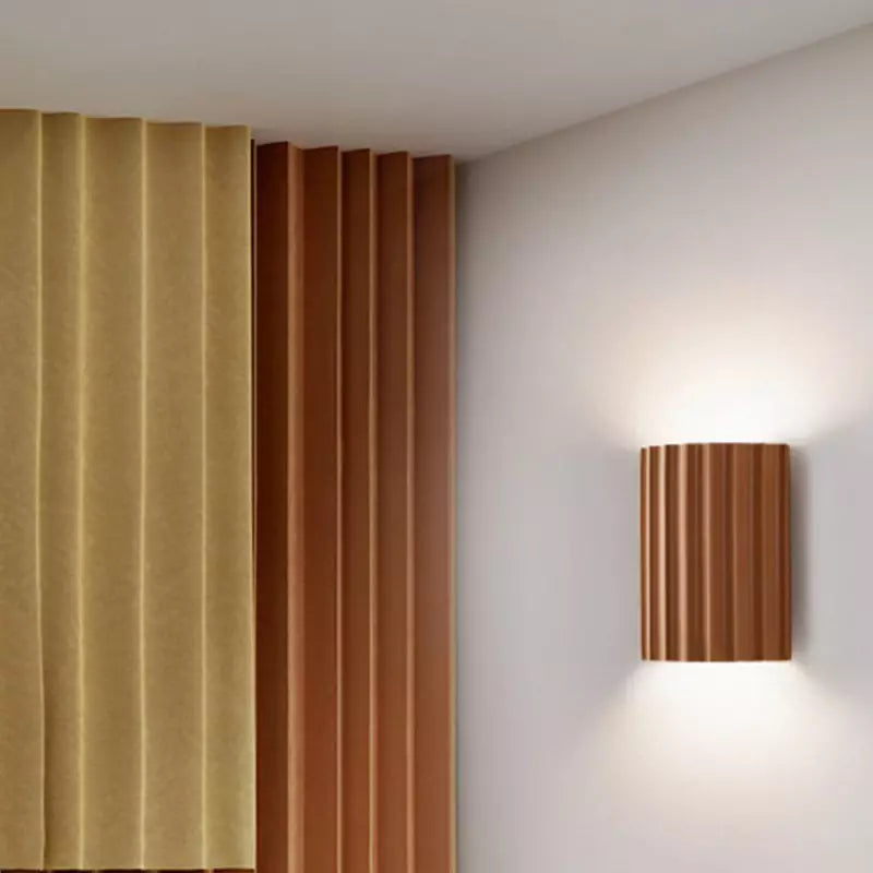 Luminara | Chic Modern Ruffled Shade Wall Sconce Light Fixture