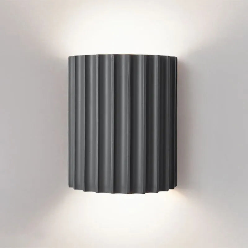 Luminara | Chic Modern Ruffled Shade Wall Sconce Light Fixture