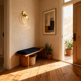 Luminara Elegant Sculptural Brushed Gold Wall Sconce Lighting