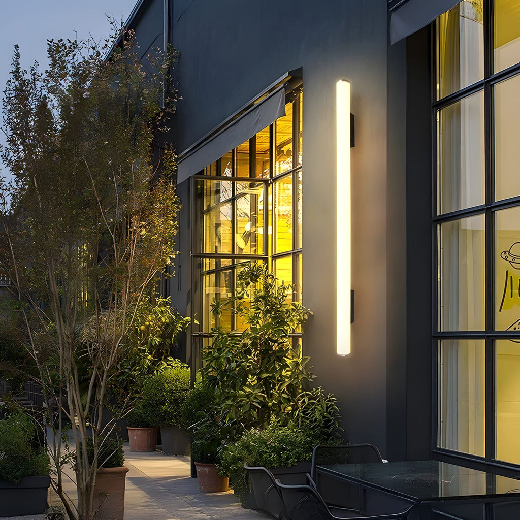 Luminara | Modern Sleek Outdoor Wall Sconce Light Fixture for Patios